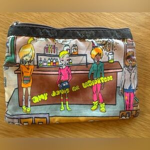 LeSportsac Traveling Schoolin' Amy Davis Cosmetic Clutch